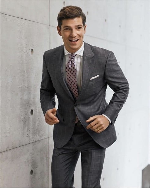 A Dark Charcoal Suit will help you in building a professional wardrobe with Harry Rosen