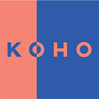 Primary BlueCoral logo KOHO x